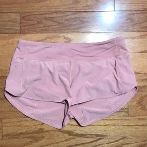 Speed Up Low-Rise Lined Short 2.5” Pink Savannah